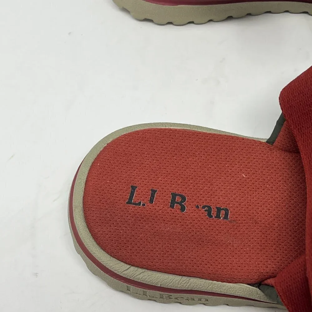 LL Bean Kids' Airlight Slippers ankle strap 3-4